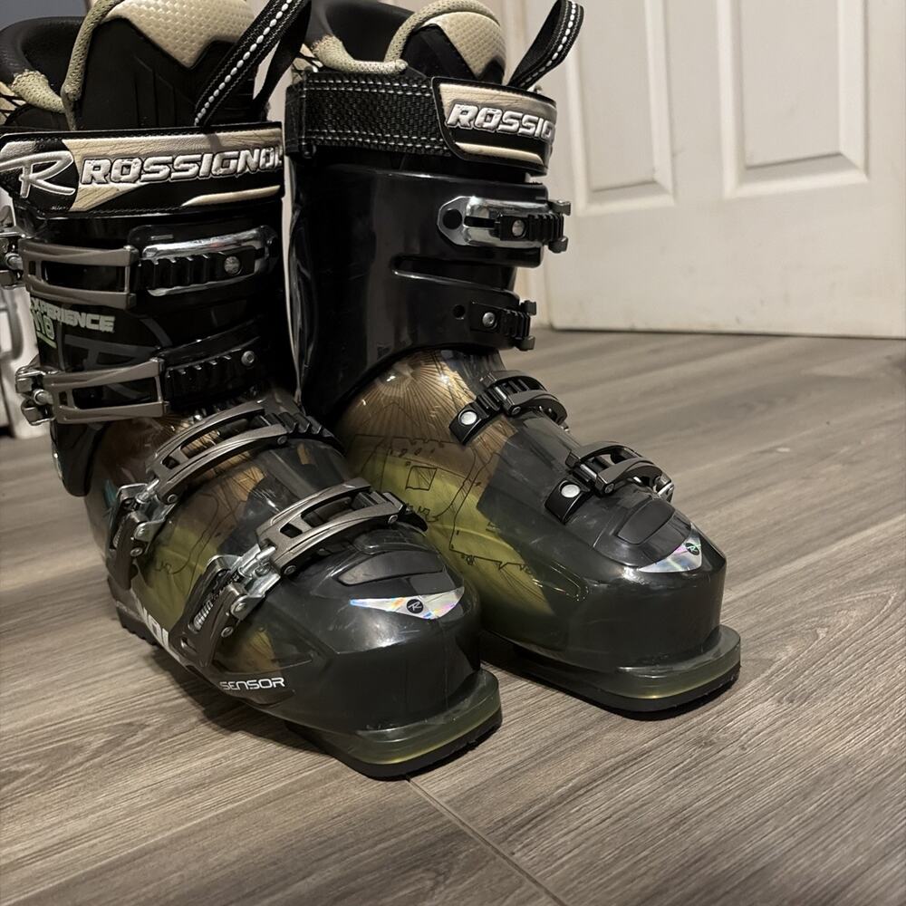 Rossingnol Alias 120 Ski Boots Men's 26.5 308mm Green Winter Sports